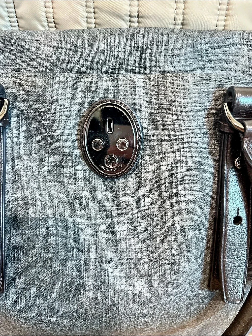 Tumi Voyageur Tote Gray & Brown